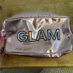 Stoney clover metallic pink makeup bag